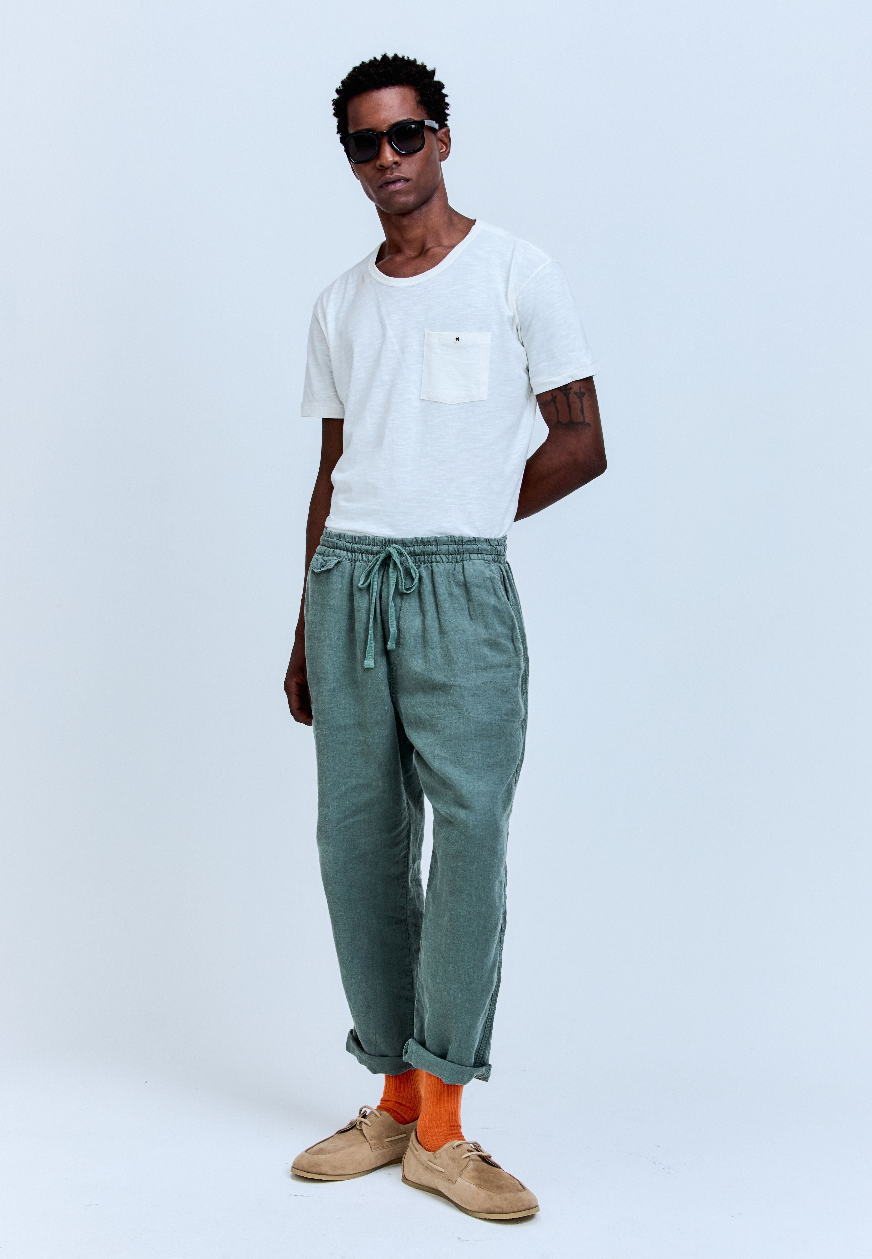 Calça Puro Linho Relax Vert